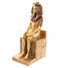  Rameses the Second Seated on Hieroglyphic Throne 
