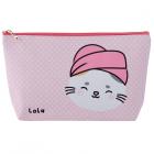 Cat Themed Gifts - Adoramals Lola the Cat Large PVC Toiletry Makeup Wash Bag