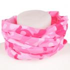 Neck Warmer Tube Scarf - Pink Camouflage 