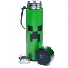 Water Bottles & Lunch Boxes - Reusable Stainless Steel Hot & Cold Insulated Drinks Bottle Digital Thermometer - Minecraft Creeper