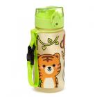 Water Bottles & Lunch Boxes - 350ml Shatterproof Pop Top Children's Water Bottle - Adoramals Wild