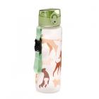 Water Bottles & Lunch Boxes - 600ml Shatterproof Pop Top Water Bottle - Barks Dog