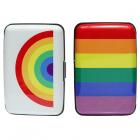 Reusable Shopping Bags - Contactless Protection Card Holder Wallet - Somewhere Rainbow