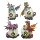 Dropship Dragon Figurines & Statues - Crystal Birth Fantasy Nightmare Dragon Figurine