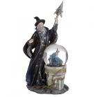 Dropship Dragon Figurines & Statues - Collectable Spirit of the Sorcerer Wizard - Ice Dragon Snow Globe Waterball