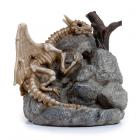 Dropship Dragon Figurines & Statues - Backflow Incense Burner - Sleeping Bones Shadows of Darkness Dragon Skull