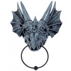 Dropship Dragon Figurines & Statues - Shadows of Darkness Grey Stone Effect Dragon Skull Door Knocker