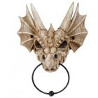 Dropship Dragon Figurines & Statues - Shadows of Darkness Dragon Skull Door Knocker