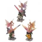 Dropship Fairies & Unicorns - Cute Flower Fairy Riding Butterfly Figurine