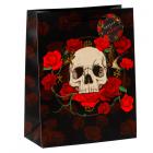 Dropship Skulls & Skeletons - Gift Bag (Large) - Skulls and Roses Red Roses