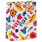 Dropship Gift Bags & Boxes - Gift Bag (Large) - The Beatles Yellow Submarine LOVE