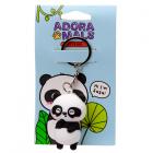 Dropship Zoo & Wildlife Themed Gifts - 3D PVC Keyring - Adoramals Susu the Panda