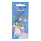 Dropship Souvenirs & Seaside Gifts - PVC Keyring - Unicorn Magic Pink