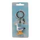 Dropship Souvenirs & Seaside Gifts - Novelty Keyring - Seagull Buoy on Rock