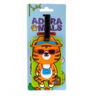 New Dropship Products - PVC Luggage Tag - Alfie the Tiger Adoramals