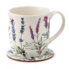 Porcelain Mug & Coaster Set - Nectar Meadows