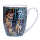 Dropship Mugs - Porcelain Mug - Lisa Parker Purrlock Holmes Cat Porcelain Mug