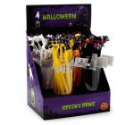 Dropship Stationery - Fine Tip Pen with Topper - Party Bat, Pumpkin, Ghost & Moon