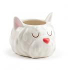 Dropship Dog Themed Gifts - Decorative Ceramic Indoor Shaped Planter - Westie Dog Head