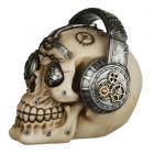 Fantasy Steampunk Skull Ornament - Headphones