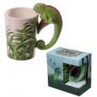Dropship Zoo & Wildlife Themed Gifts - Fun Rainforest Decal Chameleon Ceramic Mug