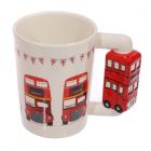 Novelty Ceramic Mug with London Bus Handle