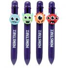 Dropship Stationery - Multi Colour Pen (6 Colours) - Monstarz Monster