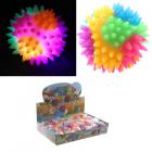 Novelty Toys - Fun Kids Spiky Bouncy Light Up Ball 5.5cm