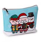 Dropship Christmas - PVC Toiletry Makeup Wash Bag (Small) - Christmas Festive Friends