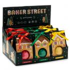 Dropship Fashion & Beauty Accessories - Handmade Bath Bomb in Gift Box - Christmas Gingerbread Lane