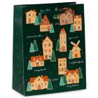 Dropship Gift Bags & Boxes - Christmas Gift Bag (Large) - Gingerbread Lane