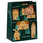 Dropship Gift Bags & Boxes - Christmas Gift Bag (Medium) - Gingerbread Lane