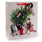 Cat Themed Gifts - Christmas Gift Bag (Extra Large) - Kim Haskins Cats