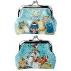 Reusable Shopping Bags - Tic Tac Jan Pashley Christmas Cats and Dogs Purse