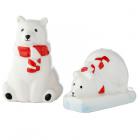 Dropship Christmas - Novelty Ceramic Salt and Pepper - Polar Bear