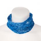 Blue Patterned Neck Scarf Face Covering 