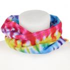 Rainbow Tie Dye Neck Scarf Face Covering