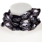 Skulls & Roses Neck Scarf Face Covering