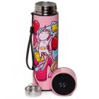 Reusable Stainless Steel Hot & Cold Insulated Drinks Bottle Digital Thermometer - Sweet Teens Unicorn