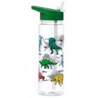 Reusable Dinosauria Shatterproof Ecozen 550ml Water Bottle with Flip Straw