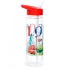 Reusable London Tour 550ml Water Bottle with Flip Straw