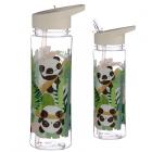 Reusable Pandarama Panda 550ml Water Bottle with Flip Straw