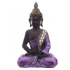 Decorative Purple and Black Buddha - Contemplation
