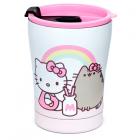 Reusable Stainless Steel Insulated Food & Drinks Cup 300ml - Hello Kitty & Pusheen the Cat