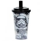 The Original Stormtrooper Shatter Resistant Double Walled Cup with Lid and Straw