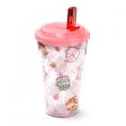 Shatterproof Double Walled Cup with Lid and Straw - Pusheen Sips