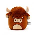 Novelty Toys - Squidglys Plush Toy - Highland Coo Cow