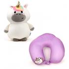 2-in-1 Swapseazzz Travel Pillow and Plush Toy - Astra the Unicorn Adoracorns