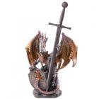 Fire Shield Dark Legends Dragon Figurine