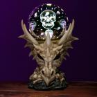 Dragon Skull LED Metallic Orb